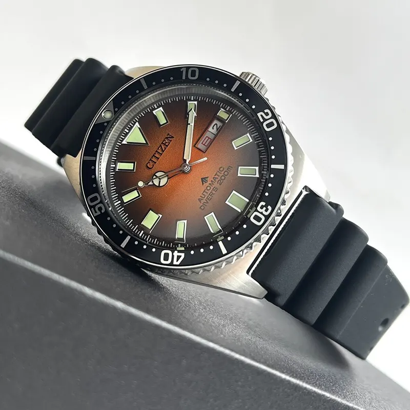 Citizen Promaster Diver's Orange Dial Men's Watch- NY0120-01Z
